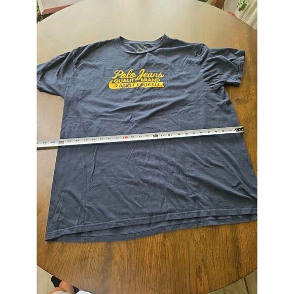 VINTAGE Polo Jeans Co Ralph Lauren Logo Graphic T-shirt Men Large Short Sleeve - Picture 12 of 15